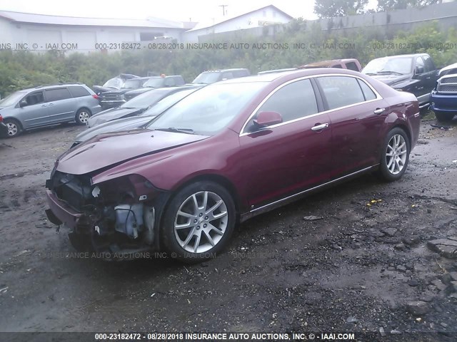 1G1ZK57709F175904 - 2009 CHEVROLET MALIBU LTZ 红色 照片 2