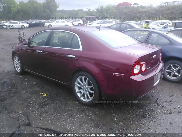 1G1ZK57709F175904 - 2009 CHEVROLET MALIBU LTZ 红色 照片 3