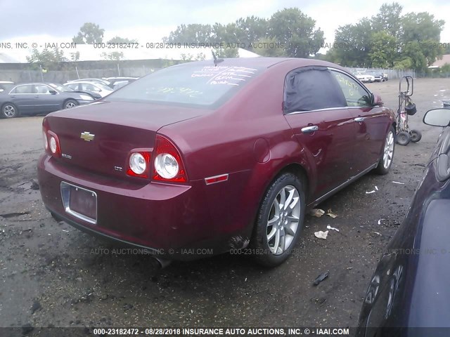 1G1ZK57709F175904 - 2009 CHEVROLET MALIBU LTZ 红色 照片 4
