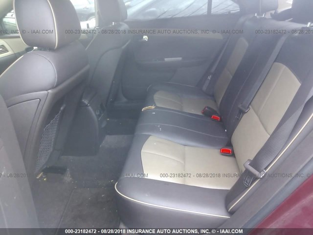 1G1ZK57709F175904 - 2009 CHEVROLET MALIBU LTZ 红色 照片 8