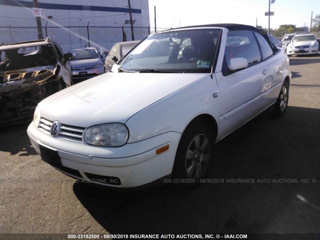 3VWDC21V92M800243 - 2002 VOLKSWAGEN CABRIO GLX 白色 照片 2