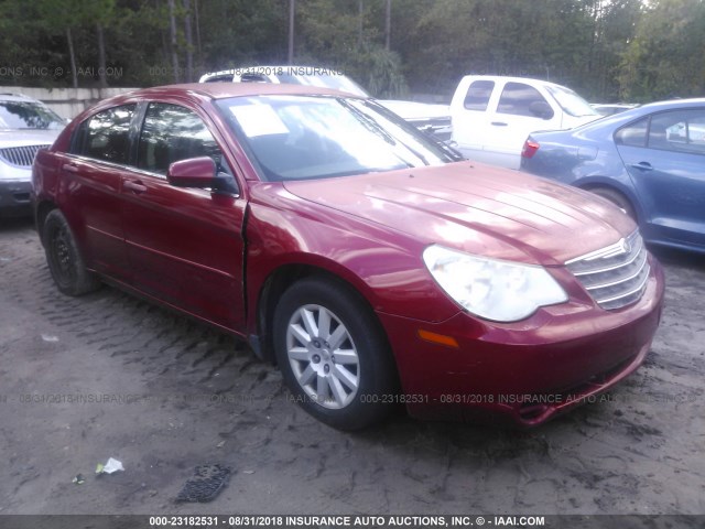 1C3LC46KX7N542003 - 2007 CHRYSLER SEBRING RED photo 1