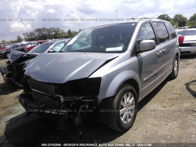 2C4RC1BG2GR231481 - 2016 CHRYSLER TOWN & COUNTRY TOURING SILVER photo 2