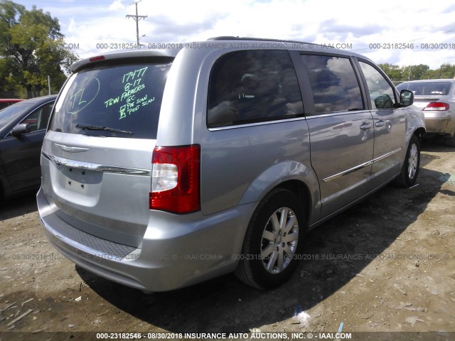 2C4RC1BG2GR231481 - 2016 CHRYSLER TOWN & COUNTRY TOURING SILVER photo 4