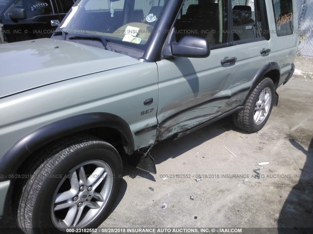 SALTW12442A769592 - 2002 LAND ROVER DISCOVERY II SE GREEN photo 6