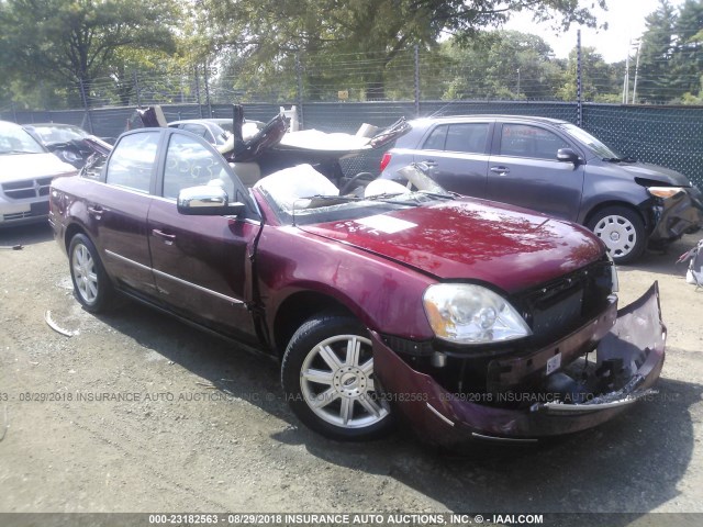 1FAHP281X5G102580 - 2005 FORD FIVE HUNDRED LIMITED RED photo 1