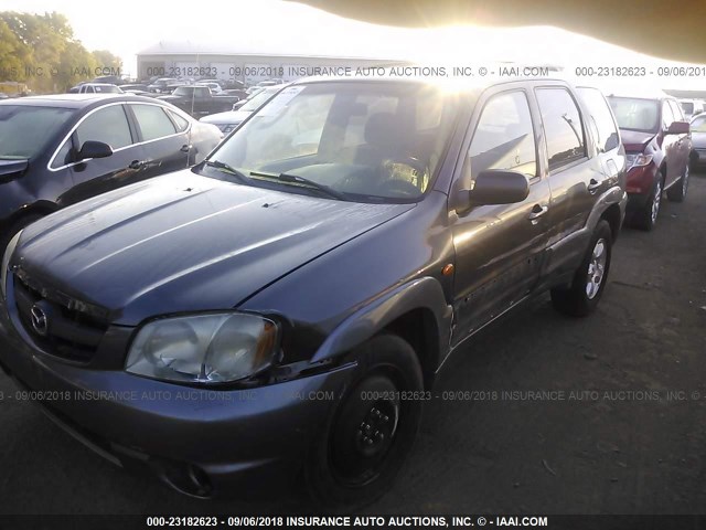 4F2CU08162KM63069 - 2002 MAZDA TRIBUTE LX/ES 灰色 照片 2