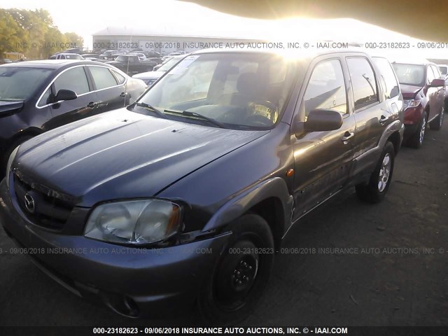 4F2CU08162KM63069 - 2002 MAZDA TRIBUTE LX/ES GRAY photo 6