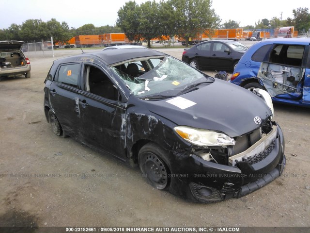 2T1KU40E89C148156 - 2009 TOYOTA COROLLA MATRIX  BLACK photo 1