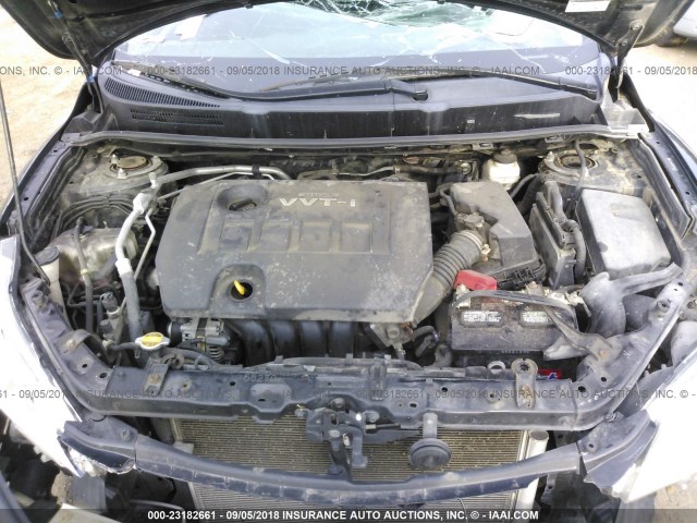 2T1KU40E89C148156 - 2009 TOYOTA COROLLA MATRIX  BLACK photo 10