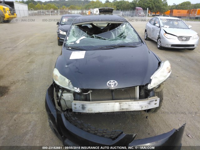 2T1KU40E89C148156 - 2009 TOYOTA COROLLA MATRIX  BLACK photo 6