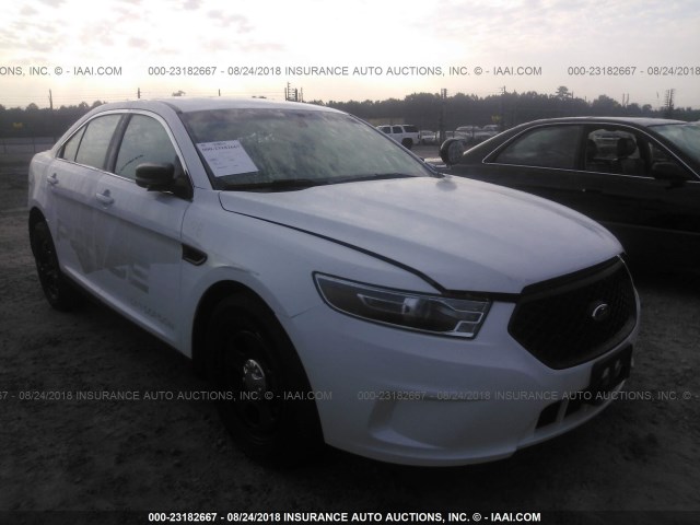 1FAHP2L80HG100121 - 2017 FORD TAURUS POLICE INTERCEPTOR WHITE photo 1