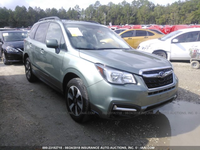 JF2SJAEC9HH592608 - 2017 SUBARU FORESTER 2.5I PREMIUM Dəniz mavisi foto 1