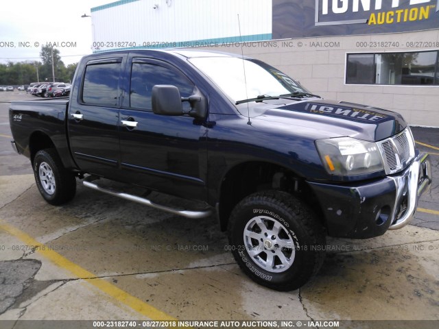 1N6AA07B07N230334 - 2007 NISSAN TITAN XE/SE/LE BLUE photo 1