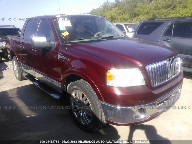 5LTPW16566FJ23827 - 2006 LINCOLN MARK LT MAROON photo 1