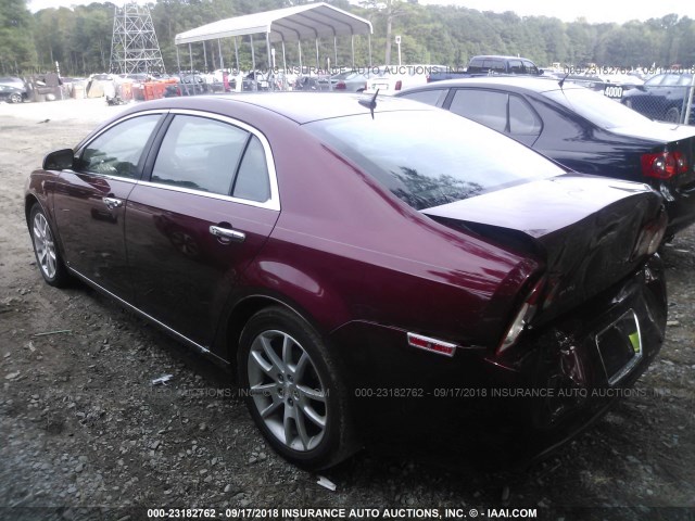 1G1ZK57B19F137828 - 2009 CHEVROLET MALIBU LTZ 红色 照片 3
