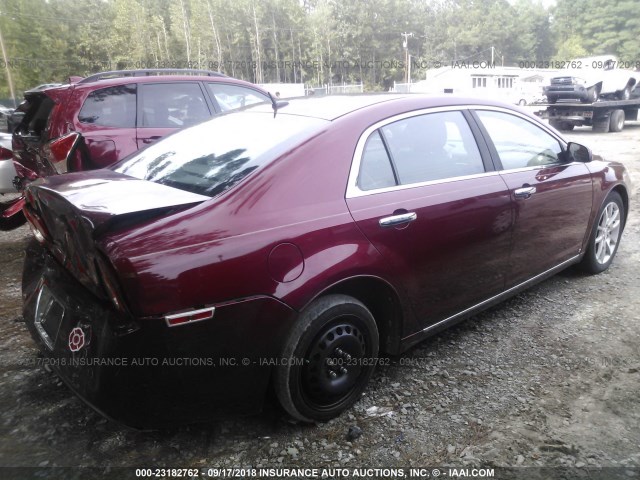 1G1ZK57B19F137828 - 2009 CHEVROLET MALIBU LTZ 红色 照片 4