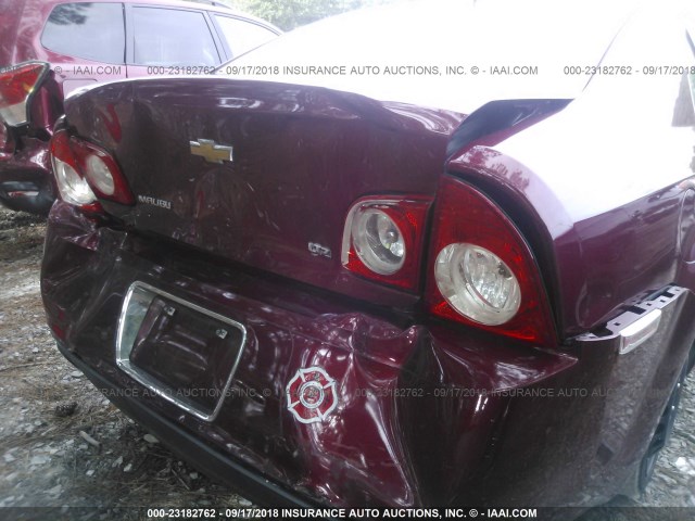 1G1ZK57B19F137828 - 2009 CHEVROLET MALIBU LTZ 红色 照片 6