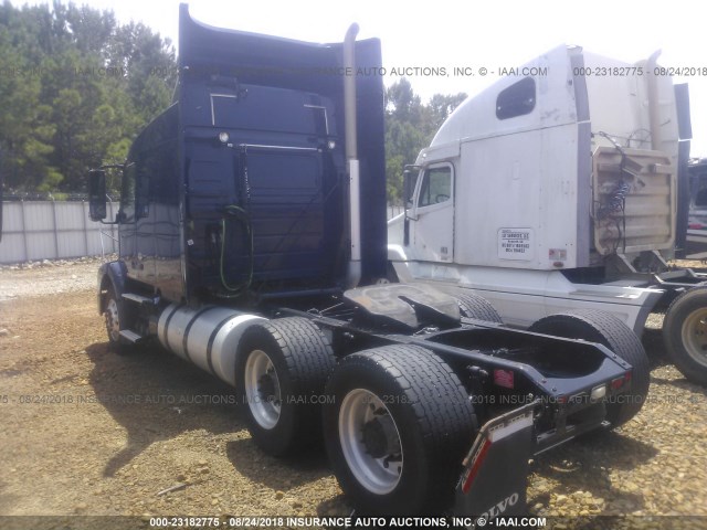 4V4MC9DG5CN541187 - 2012 VOLVO VN BLUE photo 3