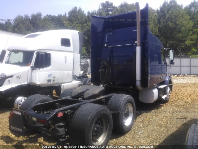 4V4MC9DG5CN541187 - 2012 VOLVO VN BLUE photo 4