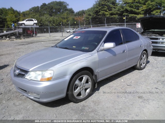 19UUA56882A022447 - 2002 ACURA 3.2TL TYPE-S SILVER photo 2