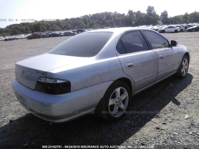 19UUA56882A022447 - 2002 ACURA 3.2TL TYPE-S SILVER photo 4