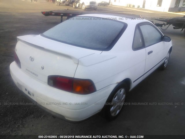 JT2EL45U9P0133245 - 1993 TOYOTA PASEO WHITE photo 4