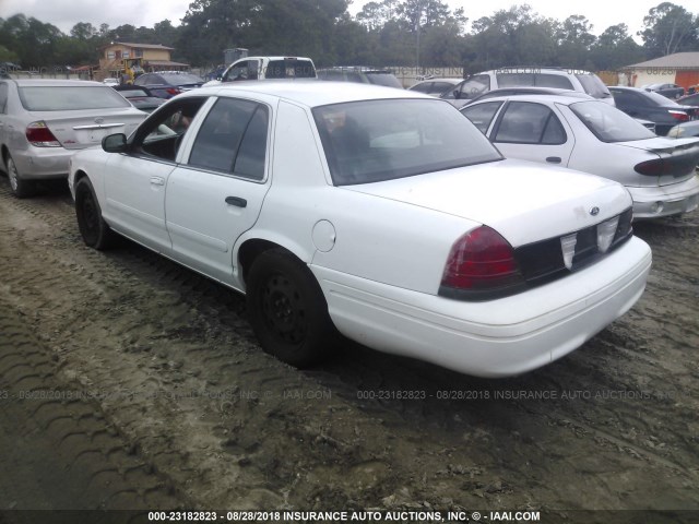 2FAFP71V08X128413 - 2008 FORD CROWN VICTORIA POLICE INTERCEPTOR WHITE photo 3