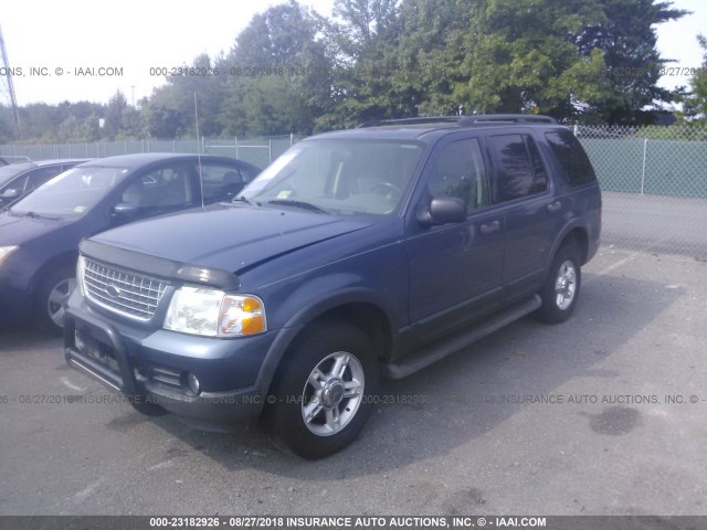 1FMDU73W53ZB57291 - 2003 FORD EXPLORER XLT/XLT SPORT/NBX ლურჯი ფოტო 2