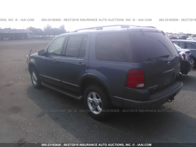1FMDU73W53ZB57291 - 2003 FORD EXPLORER XLT/XLT SPORT/NBX ლურჯი ფოტო 3
