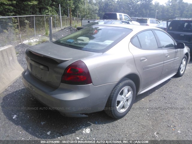 2G2WP552671151151 - 2007 PONTIAC GRAND PRIX GRAY photo 4