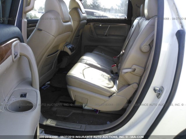 5GZER23738J211200 - 2008 SATURN OUTLOOK XR თეთრი ფოტო 8