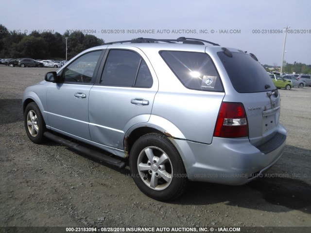 KNDJC736175670142 - 2007 KIA SORENTO EX/LX SILVER photo 3