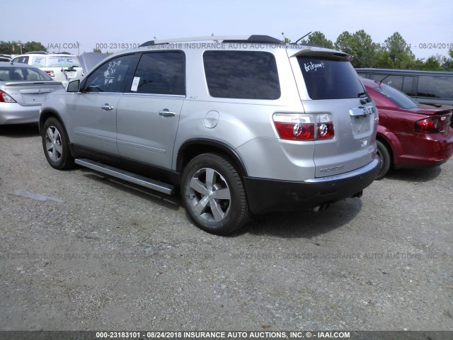 1GKLVNED6AJ194315 - 2010 GMC ACADIA SLT-2 GRAY photo 3