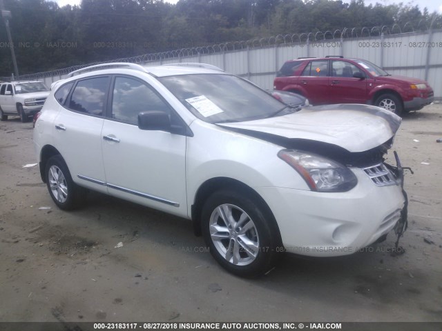 JN8AS5MT8FW154014 - 2015 NISSAN ROGUE SELECT S WHITE photo 1