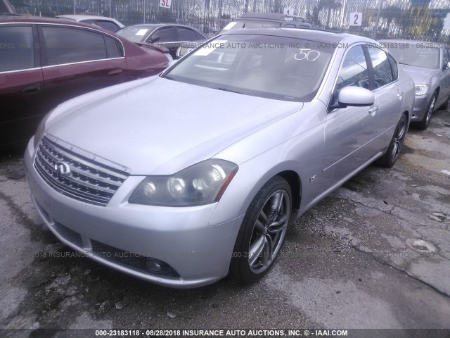 JNKBY01E86M201219 - 2006 INFINITI M45 SPORT ვერცხლისფერი ფოტო 2