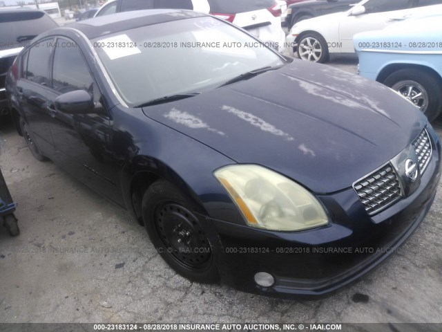 1N4BA41E04C896639 - 2004 NISSAN MAXIMA SE/SL BLUE photo 1