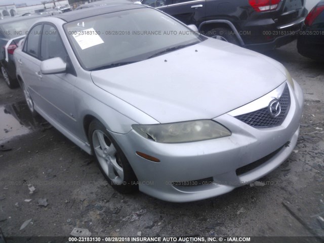 1YVHP80D145N96593 - 2004 MAZDA 6 S SILVER photo 1