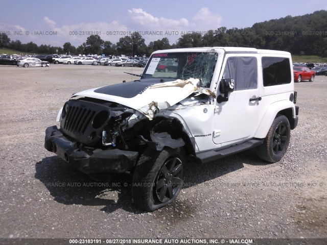 1C4AJWBG6EL290569 - 2014 JEEP WRANGLER 白色 照片 2