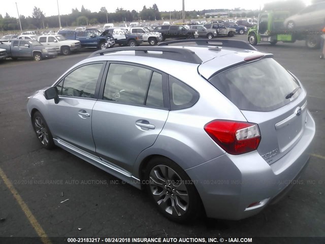 JF1GPAW61F8253775 - 2015 SUBARU IMPREZA SPORT LIMITED Light Blue photo 3