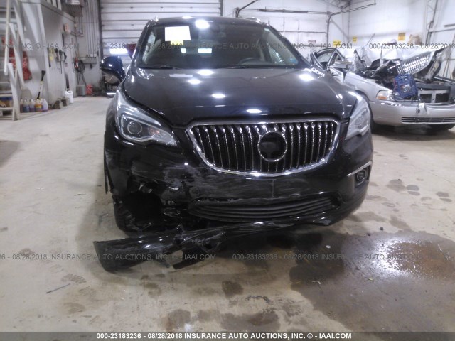 LRBFXDSA4HD164339 - 2017 BUICK ENVISION ESSENCE Սև լուսանկար 6