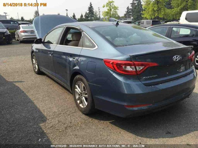 5NPE24AF3HH442845 - 2017 HYUNDAI SONATA SE BLUE photo 11