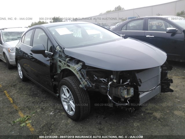 3G1BE6SM7JS595820 - 2018 CHEVROLET CRUZE LT GRAY photo 1