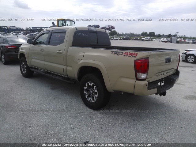 3TMDZ5BN3HM023004 - 2017 TOYOTA TACOMA BEIGE photo 3