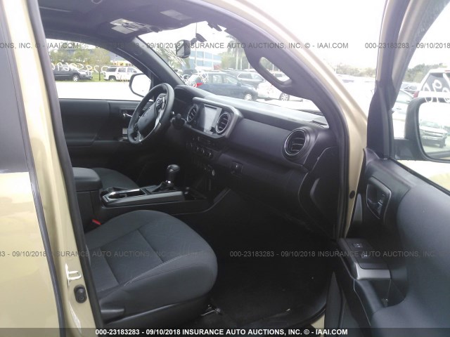 3TMDZ5BN3HM023004 - 2017 TOYOTA TACOMA BEIGE photo 5