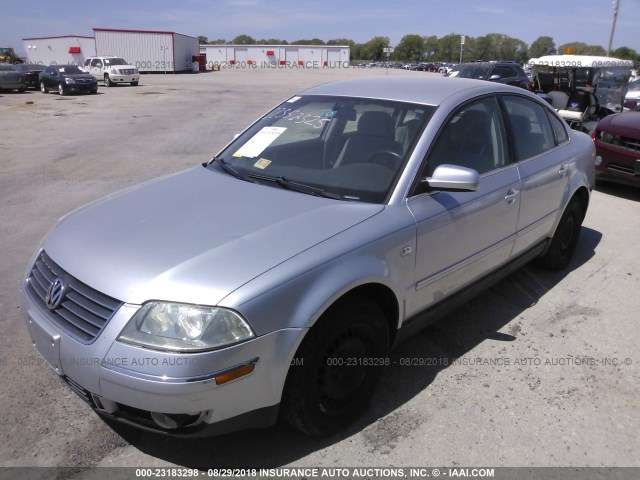 WVWPD63B42P447511 - 2002 VOLKSWAGEN PASSAT GLS SILVER photo 2