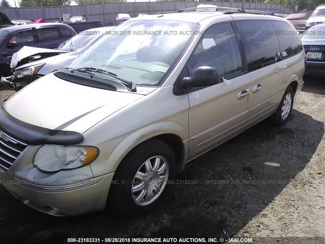 2A4GP54L06R812189 - 2006 CHRYSLER TOWN & COUNTRY TOURING GOLD photo 2