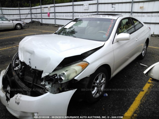 4T1CE38P36U605242 - 2006 TOYOTA CAMRY SOLARA SE/SLE თეთრი ფოტო 2