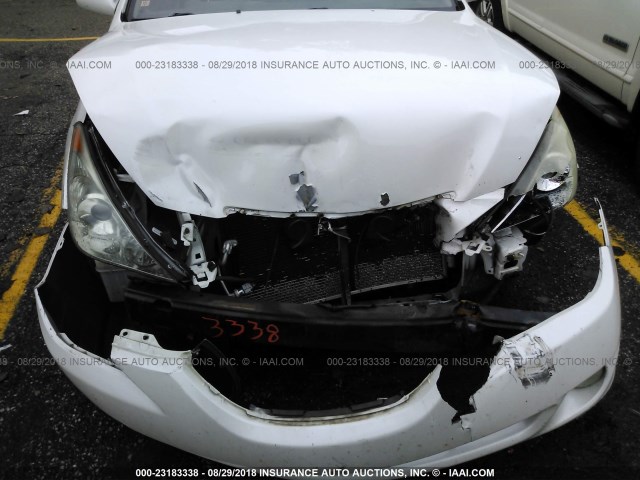 4T1CE38P36U605242 - 2006 TOYOTA CAMRY SOLARA SE/SLE თეთრი ფოტო 6