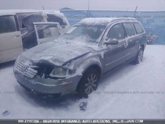 WVWVH63B33E148424 - 2003 VOLKSWAGEN PASSAT GLS GRAY photo 2